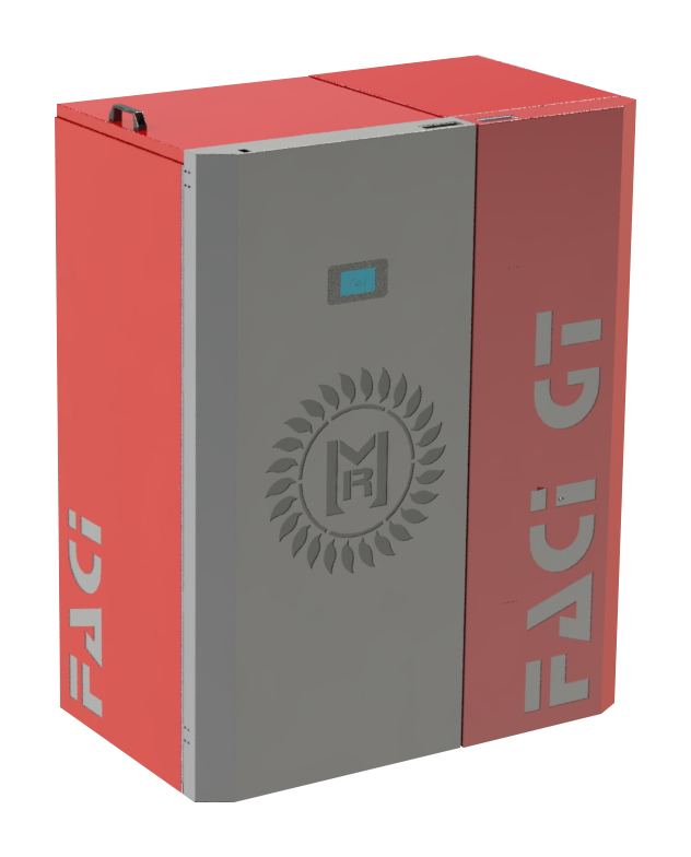 Обтекаемый металлический корпус